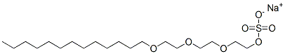 sodium 2-[2-[2-(tridecyloxy)ethoxy]ethoxy]ethyl sulphate CAS#: 25446-78-0