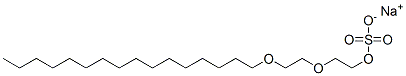 sodium 2-(2-hexadecyloxyethoxy)ethyl sulphate CAS#: 14858-55-0