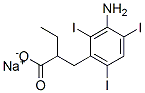 sodium 2-(3-amino-2,4,6-triiodobenzyl)butyrate CAS#: 2497-78-1