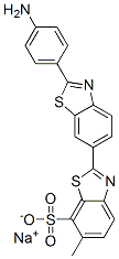 sodium 2'-(4-aminophenyl)-6-methyl[2,6'-bibenzothiazole]-7-sulphonate CAS#: 10360-31-3