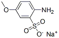 sodium 2-amino-5-methoxybenzenesulphonate CAS#: 19433-86-4