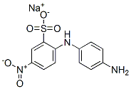 sodium 2-(p-aminoanilino)-5-nitrobenzenesulphonate CAS#: 14846-08-3