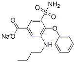 sodium 3-(aminosulphonyl)-5-(butylamino)-4-phenoxybenzoate CAS#: 28434-74-4
