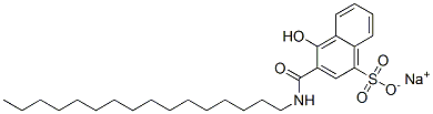 sodium 3-[(hexadecylamino)carbonyl]-4-hydroxynaphthalene-1-sulphonate CAS#: 13183-81-8
