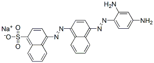 sodium 4-[[4-[(2,4-diaminophenyl)azo]naphthyl]azo]naphthalene-1-sulphonate CAS#: 10115-25-0