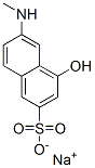 sodium 4-hydroxy-6-(methylamino)naphthalene-2-sulphonate CAS#: 20103-21-3