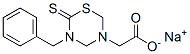 sodium 5-benzyl-6-thioxodihydro-2H-1,3,5-thiadiazine-3(4H)-acetate CAS#: 1950-15-8