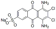 sodium 5,8-diamino-6,7-dichloro-9,10-dihydro-9,10-dioxoanthracene-2-sulphonate CAS#: 1323-87-1