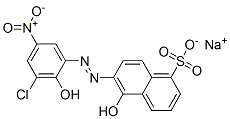sodium 6-[(3-chloro-2-hydroxy-5-nitrophenyl)azo]-5-hydroxynaphthalene-1-sulphonate CAS#: 10132-98-6