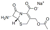 sodium (6R-trans)-3-[(acetyloxy)methyl]-7-amino-8-oxo-5-thia-1-azabicyclo[4.2.0]oct-2-ene-2-carboxylate CAS#: 27795-22-8