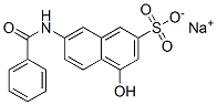 sodium 7-benzamido-4-hydroxynaphthalene-2-sulphonate CAS#: 10534-92-6