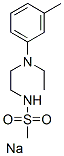 sodium N-[2-(N-ethyl-m-toluidino)ethyl]methanesulphonamidate CAS#: 27159-90-6