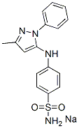sodium N-(3-methyl-1-phenyl-1H-pyrazol-5-yl)sulphanilamidate CAS#: 18179-65-2
