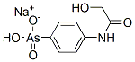 sodium hydrogen [4-[(hydroxyacetyl)amino]phenyl]arsonate CAS#: 140-45-4