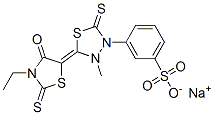 sodium m-[5-(3-ethyl-4-oxo-2-thioxo-5-thiazolidinylidene)-4-methyl-2-thioxo-1,3,4-thiadiazolidin-3-yl]benzenesulphonate CAS#: 10285-73-1