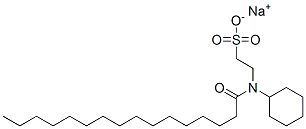 sodium2-[cyclohexyl(1-oxohexadecyl)amino]ethanesulphonate CAS#: 132-43-4
