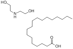 stearic acid, compound with 2,2'-iminodiethanol (1:1) CAS#: 2717-16-0