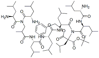 tert-butoxycarbonylleucyl-leucyl-leucyl-leucyl-aminoisobutyryl-leucyl-leucyl-leucyl-leucine benzyl ester CAS#: 100642-98-6