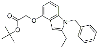 tert-butyl 2-(1-benzyl-2-ethyl-1H-indol-4-yloxy)acetate CAS#: 220862-18-0