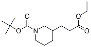 tert-butyl 3-(3-ethoxy-3-oxopropyl)piperidine-1-carboxylate CAS#: 210223-01-1
