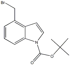 tert-butyl 4-(bromomethyl)-1H-indole-1-carboxylate CAS#: 220499-13-8