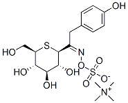 tetramethylammonium [4-hydroxy-alpha-(1-thio-beta-D-glucopyranosyl)phenethylideneaminyl] sulphate CAS#: 20643-28-1