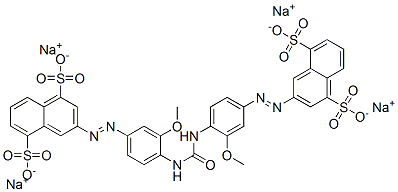 tetrasodium 3,3'-[carbonylbis[imino(3-methoxy-4,1-phenylene)azo]]bisnaphthalene-1,5-disulphonate CAS#: 28706-22-1