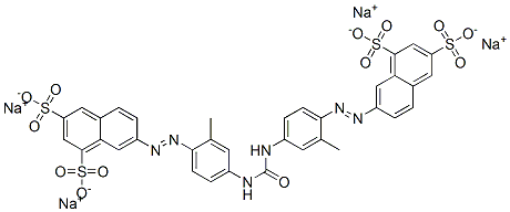 tetrasodium 7,7'-[ureylenebis[(2-methyl-p-phenylene)azo]]dinaphthalene-1,3-disulphonate CAS#: 28706-21-0