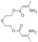 thiodiethane-1,2-diyl bis(3-aminobut-2-enoate) CAS#: 13560-49-1