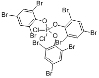 tris(2,4,6-tribromophenoxy)dichlorophosphorane CAS#: 112475-42-0