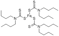 tris(dibutyldithiocarbamato-S,S')iron CAS#: 14526-32-0