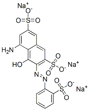 trisodium 5-amino-4-hydroxy-3-[(2-sulphonatophenyl)azo]naphthalene-2,7-disulphonate CAS#: 16768-46-0
