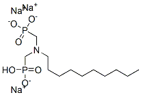 trisodium hydrogen [(decylimino)bis(methylene)]bisphosphonate CAS#: 13973-45-0