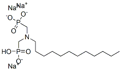 trisodium hydrogen [(dodecylimino)bis(methylene)]bisphosphonate CAS#: 13973-51-8