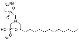 trisodium hydrogen [(tetradecylimino)bis(methylene)]diphosphonate CAS#: 13868-69-4