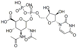 uridine 5'-diphospho-2,3-diacetamido-2,3-dideoxyglucopyranuronic acid CAS#: 112529-16-5