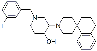 1'-(1-(3-iodobenzyl)--4-hydroxypiperidin-3-yl)-3,4-dihydrospiro(naphthalene-1(2H),4'-piperidine) CAS#: 158628-72-9