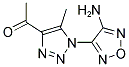 1-[1-(4-AMINO-FURAZAN-3-YL)-5-METHYL-1H-[1,2,3]TRIAZOL-4-YL]-ETHANONE CAS#: 313952-93-1