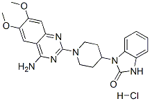 1-[1-(4-amino-6,7-dimethoxy-quinazolin-2-yl)-4-piperidyl]-3H-benzoimid azol-2-one hydrochloride CAS#: 132764-69-3