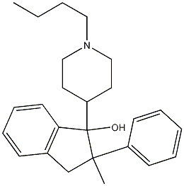1-(1-Butyl-4-piperidyl)-2-methyl-2-phenyl-1-indanol CAS#: 3977-79-5