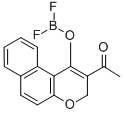 1-(1-(DIFLUOROBORYL)-OXY-3H-BENZO(F)CHROMEN-2-YL)-ETHANONE INNER COMPLEX CAS#: 119634-42-3