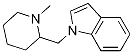 1-((1-Methylpiperidin-2-yl)Methyl)-1H-indole CAS#: 137641-68-0