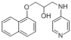 1-(1-Naphthalenyloxy)-3-(4-pyridinylamino)-2-propanol CAS#: 36391-24-9