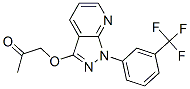 1-[[1-[m-(Trifluoromethyl)phenyl]-1H-pyrazolo[3,4-b]pyridin-3-yl]oxy]-2-propanone CAS#: 34580-66-0