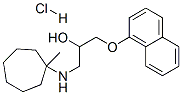 1-[(1-methylcycloheptyl)amino]-3-naphthalen-1-yloxy-propan-2-ol hydroc hloride CAS#: 130260-27-4
