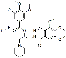[1-(1-piperidyl)-3-(5,6,7-trimethoxy-1-oxo-phthalazin-2-yl)propan-2-yl ] 3,4,5-trimethoxybenzoate hydrochloride CAS#: 38952-85-1