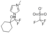 1-(1,1-DIFLUORO-1-CYCLOHEXANOL-1-YL-METHYL)-3-METHYLIMIDAZOLIUM TRIFLATE CAS#: 341529-24-6