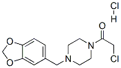 1-(1,3-BENZODIOXOL-5-YLMETHYL)-4-(CHLOROACETYL)PIPERAZINE HYDROCHLORIDE CAS#: 38740-33-9