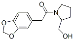 [1-(1,3-Benzodioxol-5-ylacetyl)-2-pyrrolidinyl]methanol CAS#: 38847-94-8