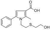 1-[2-[(2-HYDROXYETHYL)THIO]ETHYL]-2-METHYL-5-PHENYL-1H-PYRROLE-3-CARBOXYLIC ACID CAS#: 306936-23-2